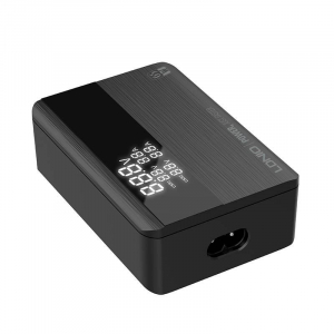 LDNIO A4808Q hálózati töltő 2xUSB + 2x USB-C 65W fekete